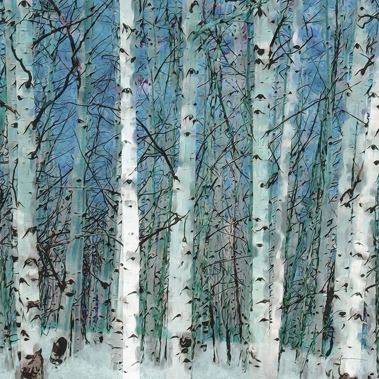 Birchgrove Poster Print by James Burghardt - Item # VARPDX19900